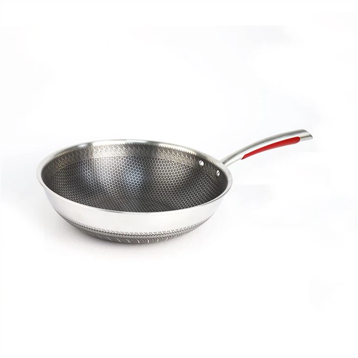 Aukštos kokybės kinų Wok Pan su non Stick Paviršiaus